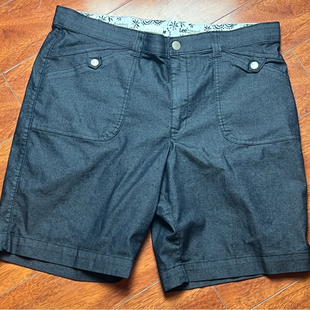 Lee Women's Charcoal Gray Bermudas